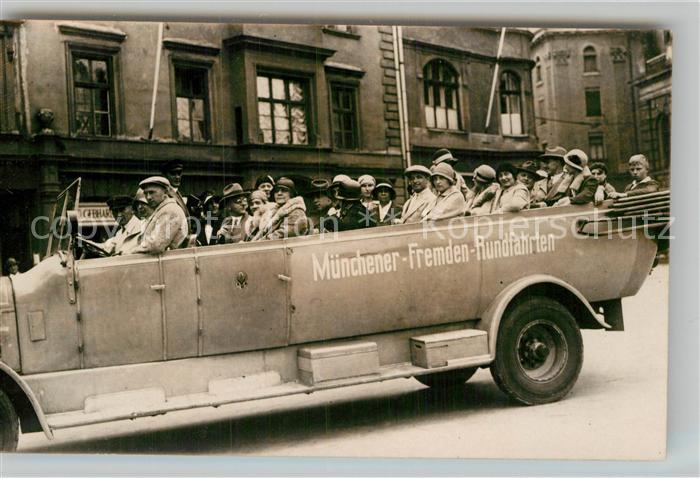 Autobus Omnibus München Fremden-Rundfahrten Foto