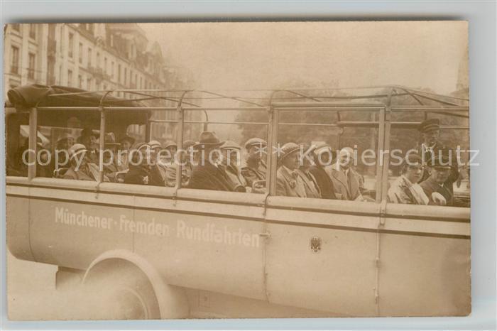 Autobus Omnibus München Fremden-Rundfahrten Foto