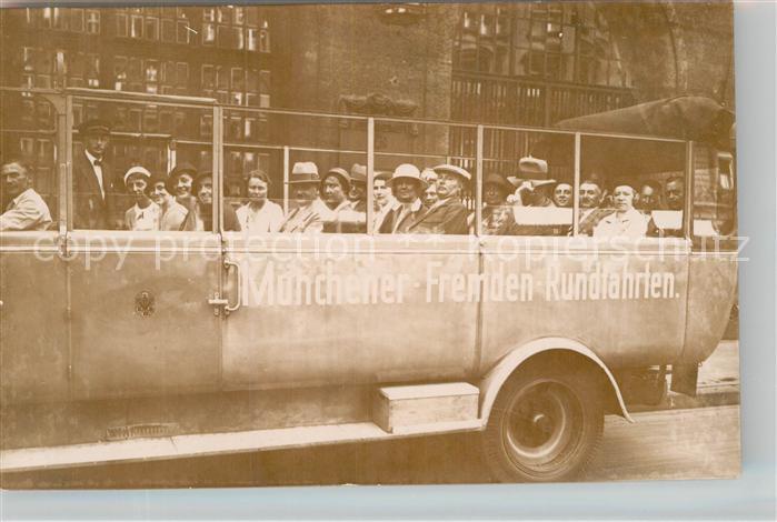 Autobus Omnibus München Fremden-Rundfahrten Foto