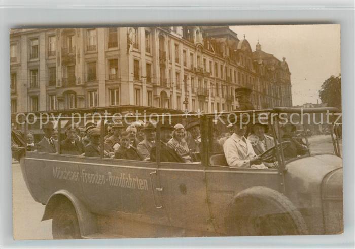 Autobus Omnibus München Fremden-Rundfahrten Foto