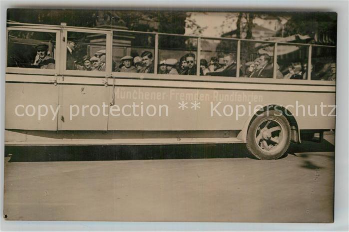 Autobus Omnibus München Fremden-Rundfahrten Foto