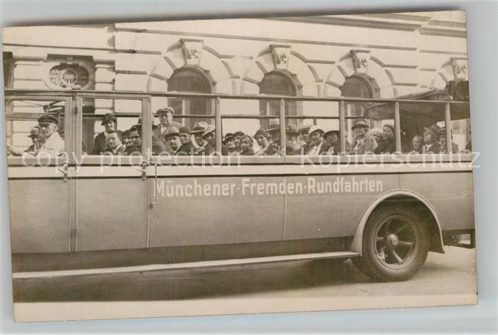 Autobus Omnibus München Fremden-Rundfahrten Foto