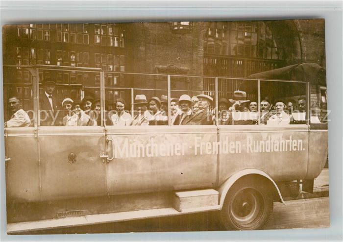 Autobus Omnibus München Fremden-Rundfahrten Foto