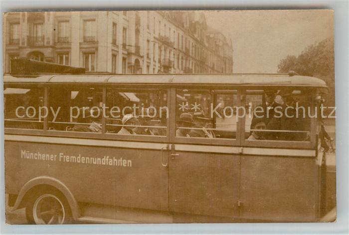 Autobus Omnibus München Fremden-Rundfahrten Foto