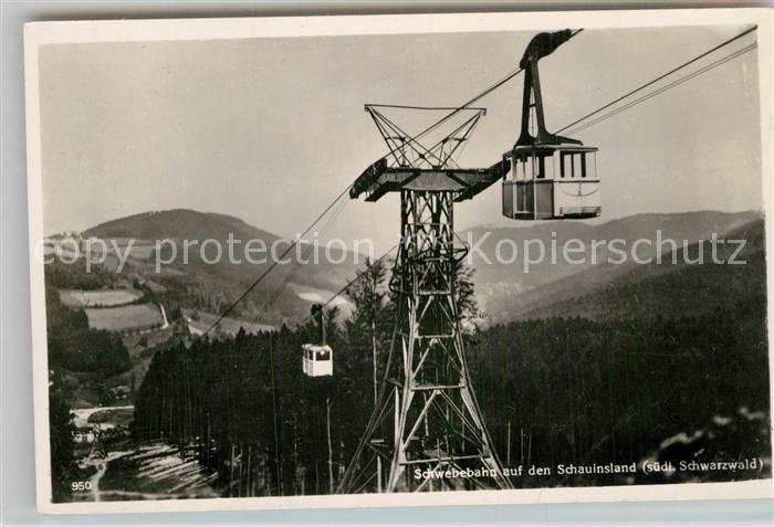 Seilbahn Schauinsland Schwarzwald