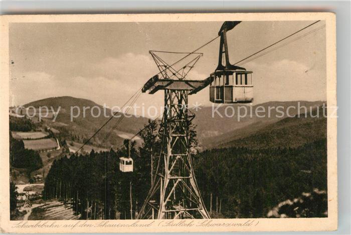 Seilbahn Schauinsland Schwarzwald