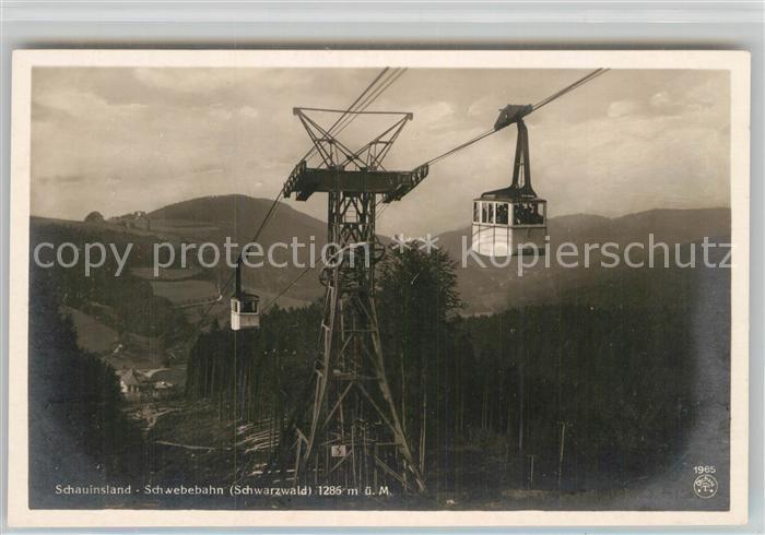 Seilbahn Schauinsland Schwarzwald