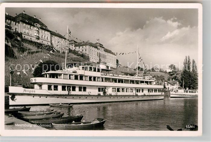 Motorschiffe Allgaeu Meersburg Bodensee