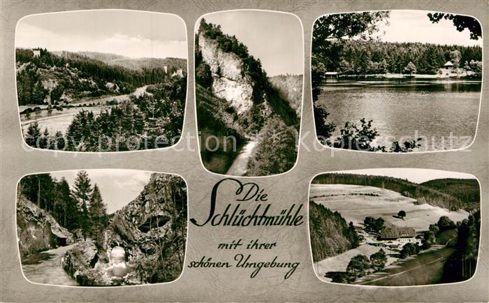 Grafenhausen Schwarzwald Schluechtmuehle und Umgebung