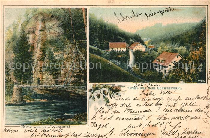 Bonndorf Schwarzwald Wutach Teilansicht