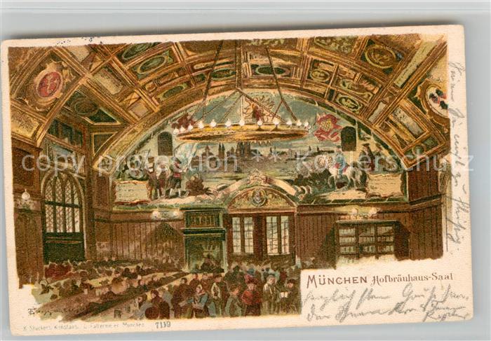 Muenchen Bayern Hofbraeuhaus Festsaal