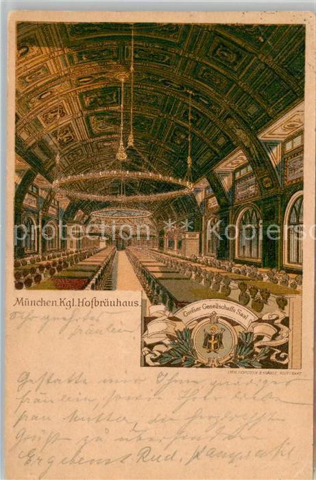 Muenchen Bayern Hofbraeuhaus Grosser Saal