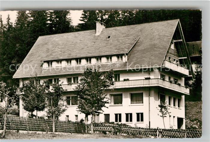 Menzenschwand Kurheim Haus Pieper