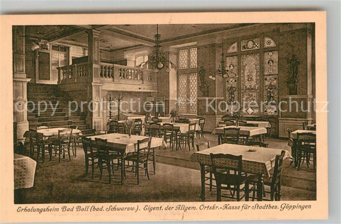 Bad Boll Erholungsheim Speisesaal