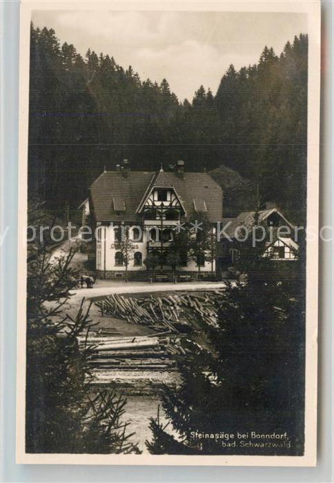 Bonndorf Schwarzwald Gasthaus Steinasaege