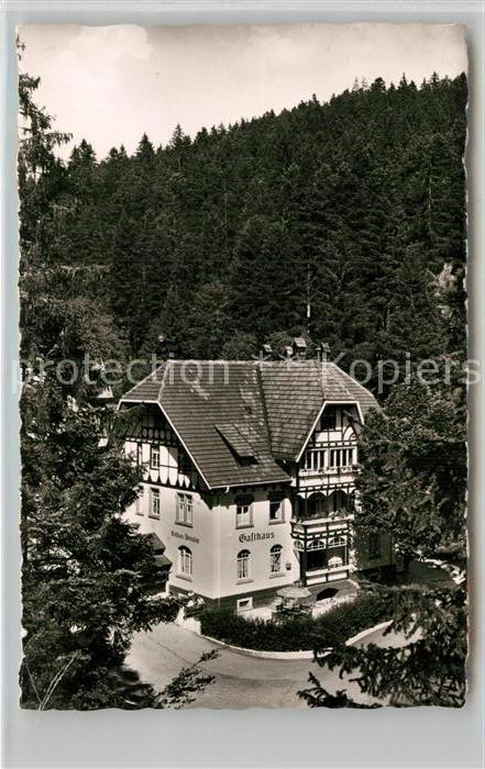 Bonndorf Schwarzwald Gasthof Pension Steinasaege