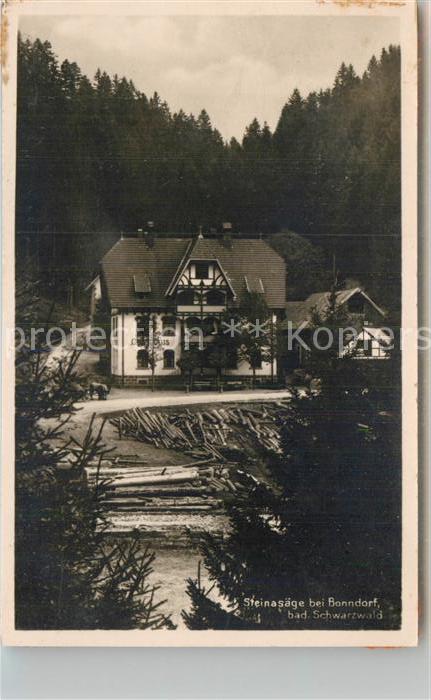 Bonndorf Schwarzwald Gasthof Pension Steinasaege