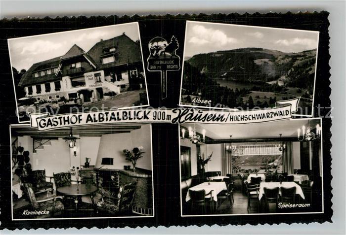 Haeusern Schwarzwald Gasthof Albtalblick Albsee Kaminecke Speiseraum