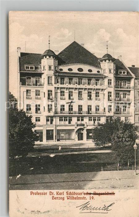 Muenchen Klinik Doktor Karl Schloesser