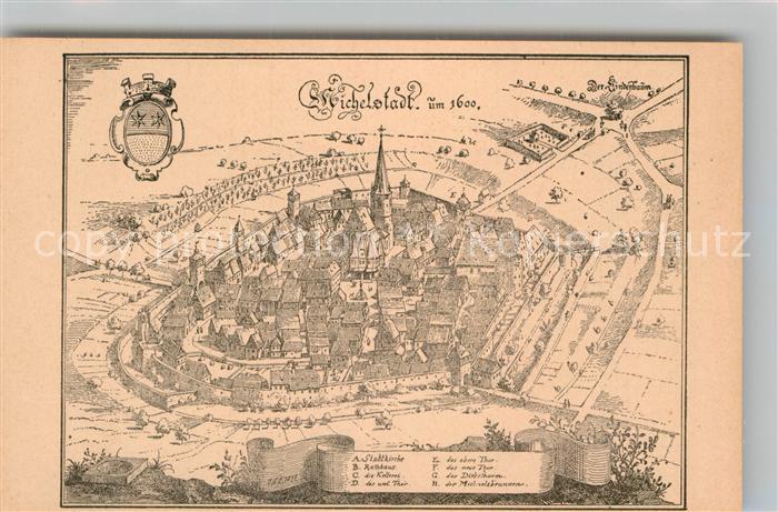 Michelstadt Stadtansicht um 1600