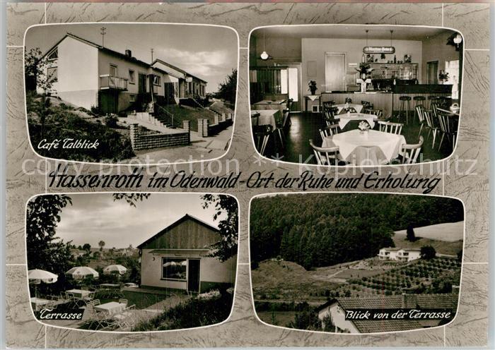 Hassenroth Cafe Talblick Terrasse Blick von der Terrasse Speiseraum