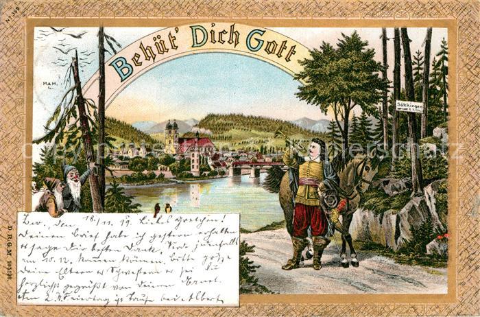 Bad Saeckingen Teilansicht Trompeter