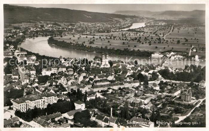 Bad Saeckingen Fliegeraufnahme