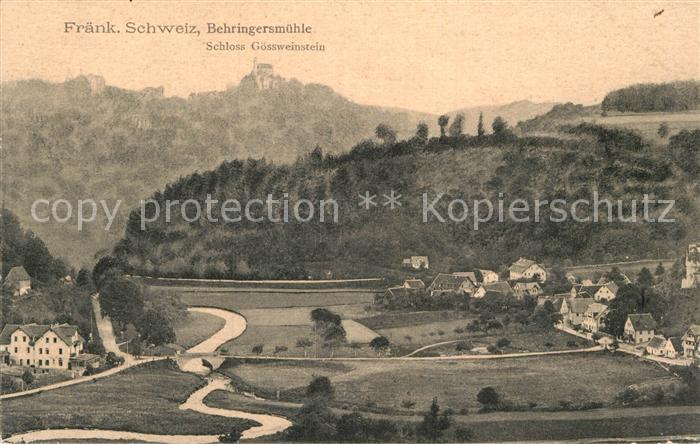 Goessweinstein Schloss Behringersmuehle