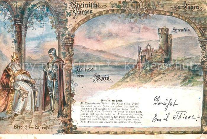 Koblenz Rhein Burg Ehrenfels