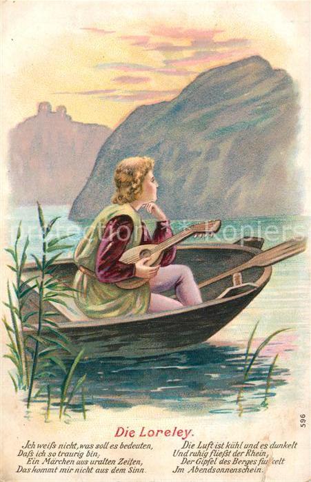 St Goarshausen Sage der Loreley