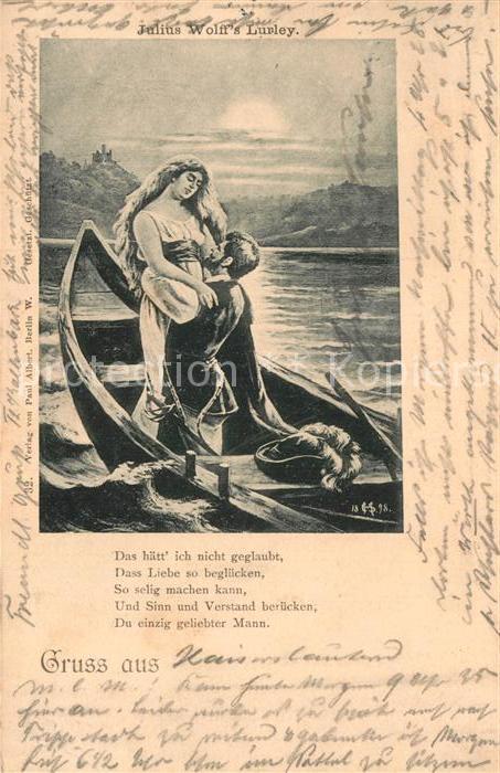 St Goarshausen Sage der Loreley