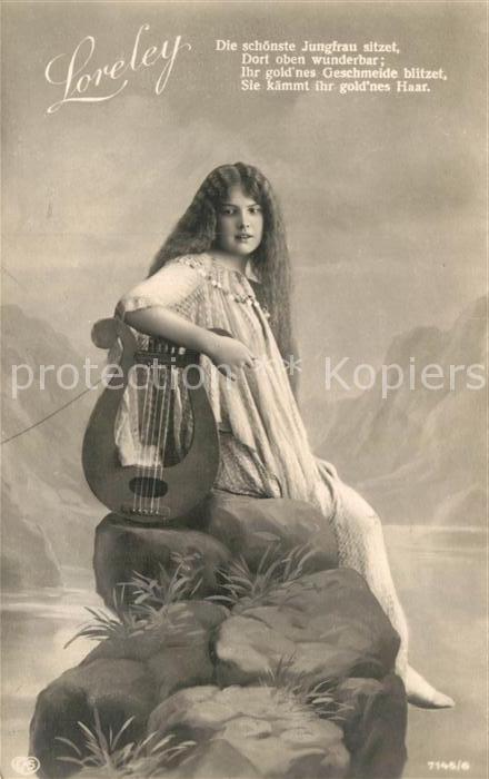 St Goarshausen Sage der Loreley