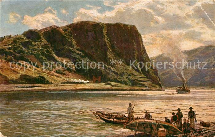 St Goarshausen Loreley Felsen