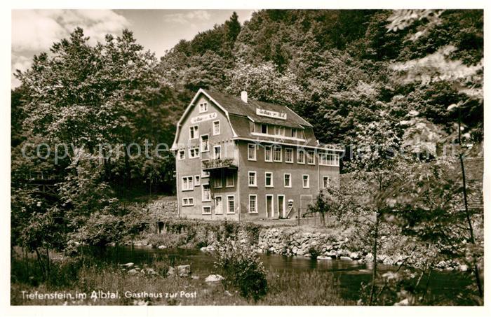 Tiefenstein Albtal Gasthaus zur Post