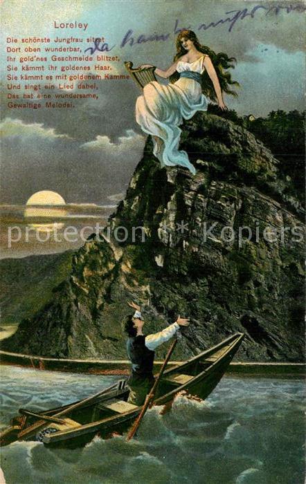 St Goarshausen Sage der Loreley