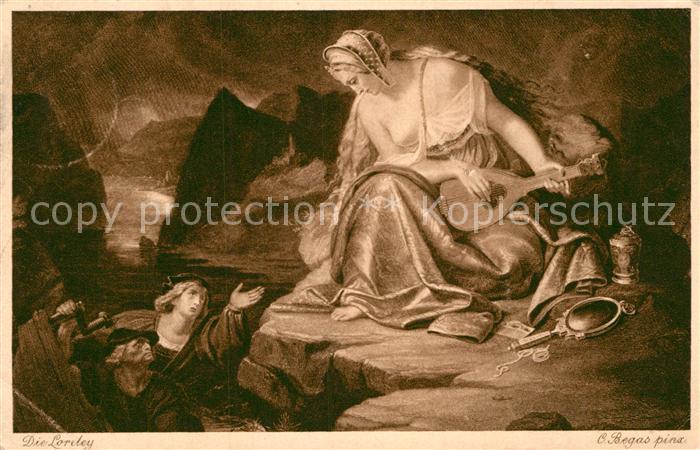 St Goarshausen Die Loreley