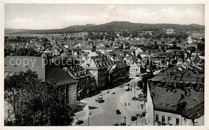 BAYREUTH Bayern Blick vom Schlossturm