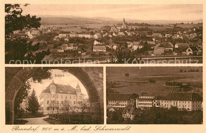 Bonndorf Schwarzwald Panorama Schloss