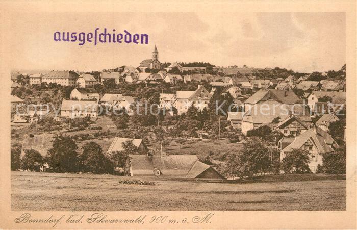 Bonndorf Schwarzwald Teilansicht