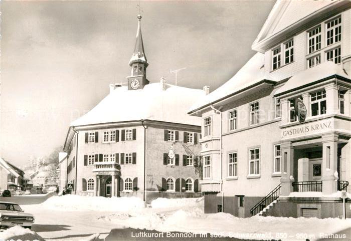 Bonndorf Schwarzwald Gasthaus Kranz Rathaus
