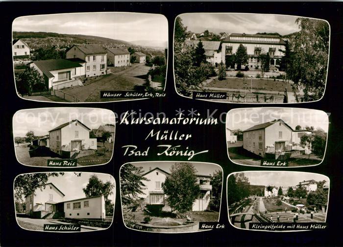 Bad Koenig Odenwald Haeuser Schueler Reis Erk Mueller Kleingolfplatz