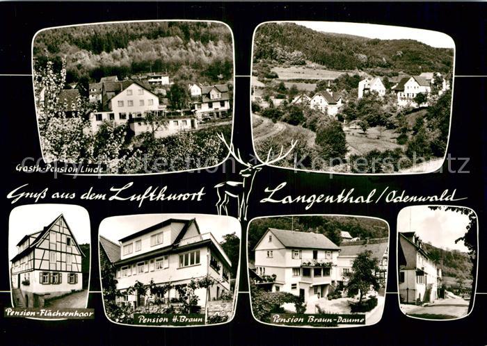 Langenthal Odenwald Gasthof Pension Linde Pension Flaechsenhaar Pension Braun