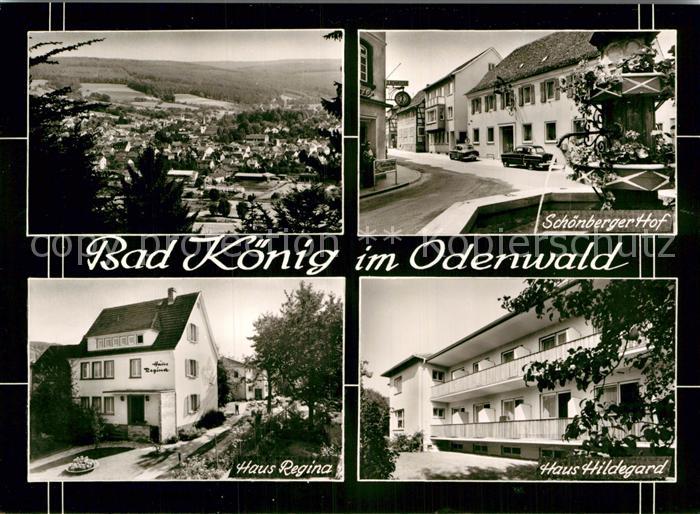 Bad Koenig Odenwald Panorama Haus Regina Haus Hildegart Schoenberger Hof