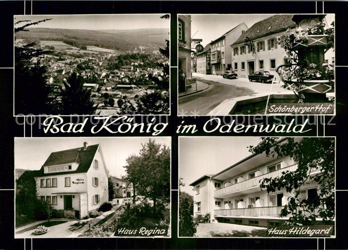 Bad Koenig Odenwald Panorama Schoenbergerhof Haus Regina Hildegart