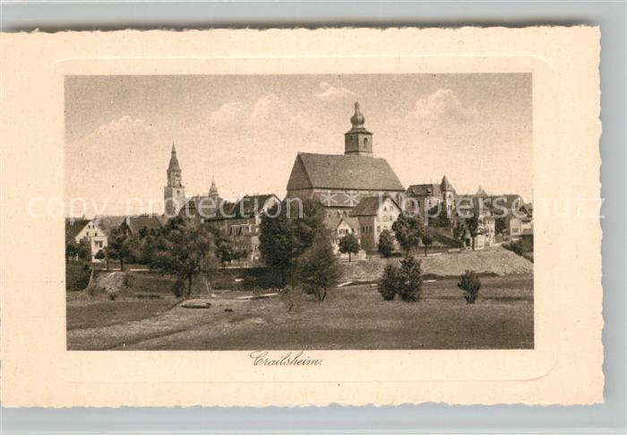 Crailsheim Teilansicht Kirche
