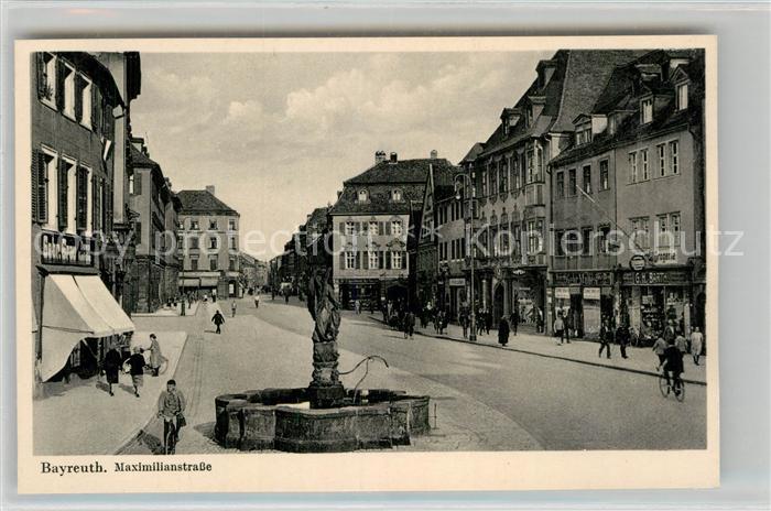 BAYREUTH Bayern Maximilianstrasse