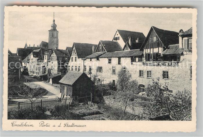 Crailsheim Partie an der Stadtmauer
