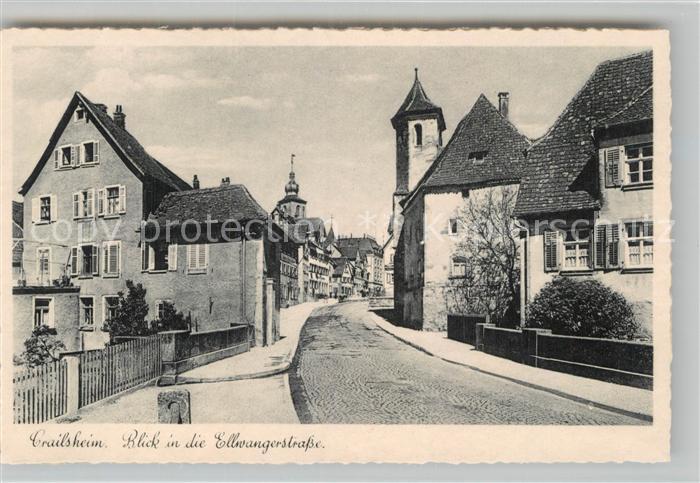 Crailsheim Blick in die Ellwangerstrasse