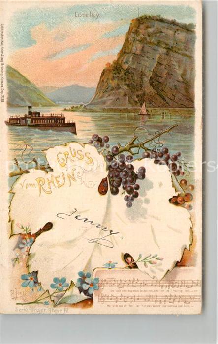 St Goarshausen Loreleyfelsen