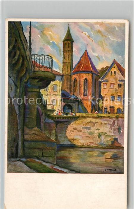 Schwaebisch Hall Henkersbruecke Sankt Johann